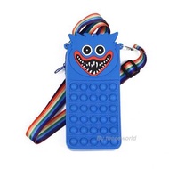 NEW🍿HUGGY WUGGY POPPY PLAYTIME  PROJECT PLAYTIME PUSH POP BUBBLE POT IT PHONE BAG/CROSSBODY BAG  波比遊
