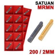 Insert MRMN200 Insert Grooving 2 mm Pahat Bubut Potong 2mm Mata Cutting MRMN 200 Holder MGEHR