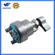 Promotion SINOCMP 3 Pins 7N-4160 7N4160 Short Key Ignition Switch for Excavator Starter Motor
