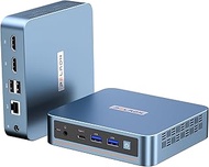 PELADN Mini PC, Intel N100(up to 3.4GHz),16GB DDR4/512GB SSD,Type-C/Dual HDMI,Mini Desktop Computer,