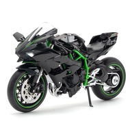 1:18 Miniatur Diecast Motor Kawasaki H2R / Motor Autobike Simulation Collection