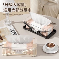 Creative high-value spring-loaded tissue box for home use in dining rooms, bedrooms, and living room