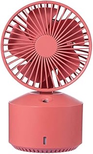 Spray Fan Usb Desktop Small Table Fan Small Humidifier Cooling Fan Night Light Creative Gift,Pink