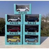 Original Toyota Raize 1/32 Pullback Mini Car Perodua Ativa JDM Diecast Model Car Rocky