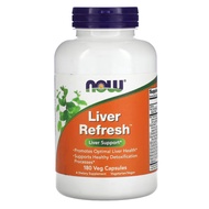 🇯🇵【Direct from Japan】NOW Foods, Liver Refresh, 180 Veg Capsules