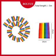 Lgbt Pride Flag Decoration LGBTQ Rainbow Pull Flag Gay String Flag