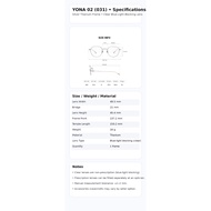 Gentle Monster YONA 02 (031) Optical Frame