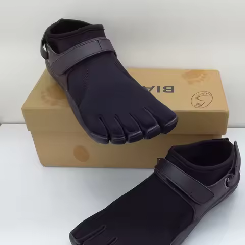 5 Toe Unisex Yoga Shoes Hook Loop Ultra Light Finger Gym Fitness Barefoot Shoes Adult Strength Suppo