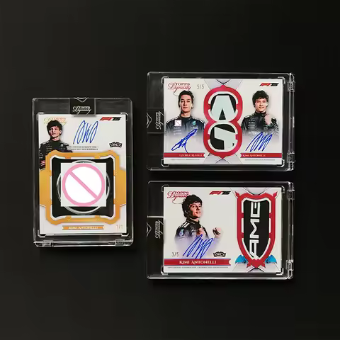2025 Dynasty F1 Antonelli Team Logo Cutting PA Signature Card Replica Homemade Card Printing Signatu