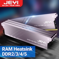 JEYI Memory RAM Heatsink With Thermal Pads, Desktop RAM Cooler DDR Radiation Dissipate for PC DIY DDR2 DDR3 DDR4 DDR5
