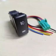 Old avanza innova fog lamp switch universal push on off fog lamp switch fog lamp