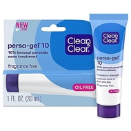 Clean & Clear Persa-Gel 10 Acne Medication Spot Treatment with Maximum Strength 10% Benzoyl Peroxide
