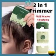 AIDA 2 in 1 Hair Trimmer Split End Cutter Comb Professional DIY Haircut Tool Alat Pemangkas Rambut 2