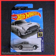 Hot Wheel Aston Martin 1963 DB5 007 Skyfall James Bond Collection Series 1963 Aston Martin DB5 Dieca