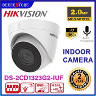 HIKVISION ( MIC ) 2MP IP CAMERA DOME DS-2CD1323G0EL / DS-2CD1323G2-IUF IR IP Fixed Network Turret CC