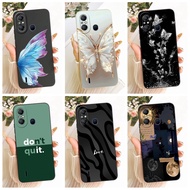 For Itel A49 A 49 Play Casing A661L A631L Fashion Butterfly Soft Candy Silicone Protective Cover For