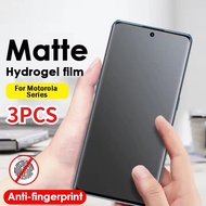 3Pcs Full Cover Frosted Hydrogel Film For Moto Edge 60s 60 50 Ultra Stylus Pro Neo Fusion HD Clear S
