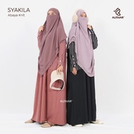 Alfajar - Abaya Gamis Kaftan Syari Muslimah Syakila Knit Exclusive PremiumSnow Abaya Dubai Exclusive