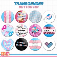 TRANSGENDER BUTTON PRIDE LOVE WINS LGBTQIA BUTTON PIN