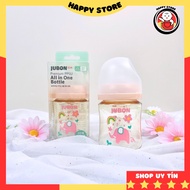 Bình sữa cho bé sơ sinh Jubon (tặng thêm núm) Bình sữa cổ rộng ppsu an toàn cho bé A313 Happy Store