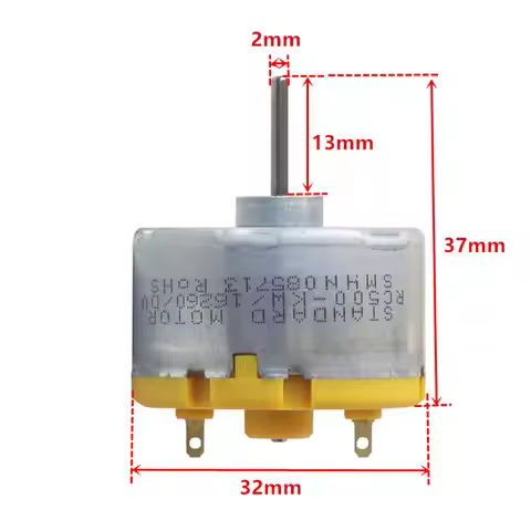 Brand new 6V~12V 500 DC motor RC500-16260 6V 6000rpm 12V 12000rpm carbon brush motor~