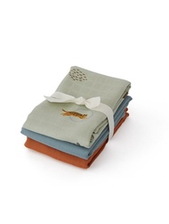 有機棉紗布包巾組 3入 /跳跳虎