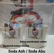 Soda ash soda abu teknis bahan pembuatan sabun dan deterjen 250gr