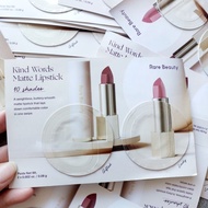 [ combo of 50 blisters ] Rare Beauty lipstick sample
