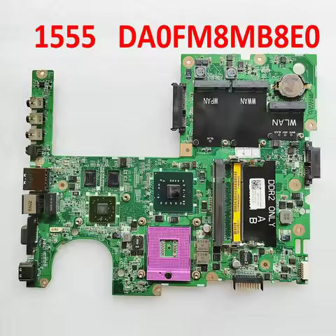 DA0FM8MB8E0 For DELL Studio series 1555 Laptop Motherboard CN-0C235M PGA 478 Non-integrated 0C235M P