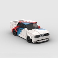 Moc Building Blocks Creative Domestic speed Series 8 Grid BMW M3 Retro Traffic Jam Sports Car Boy Ma