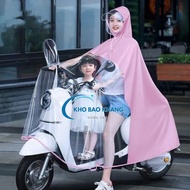 Mother and Baby Raincoat Made of High Quality Fishskin Umbrella Fabric KT160x170cm Waterproof Full B