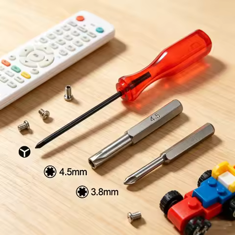 Security Screwdriver Bit Set 3.8mm 4.5mm Y Tip Game Bit Repair Tool Open Console Cartridge for N64 S