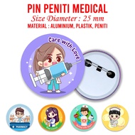 Medical and Small Doctor Series Safety Pins, Souvenir Magnetic Pins, Medical and Small Doctors, Medi