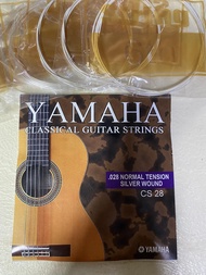 NEW YAMAHA CLASSICAL GUITAR STRINGS(.O28 NORMAL TENSION SILVER WOUND) (CS 28)