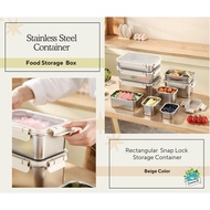 Stainless Steel Container (SUS304) / High Quality Food Storage Container