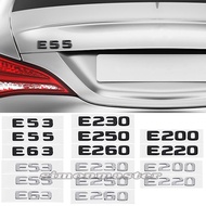 Car Rear Trunk Letters Stickers Decal Auto Exterior Accessories for Mercedes Benz E53 E55 E63 E200 E220 E230 E250 E260 E Class