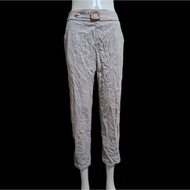 Beige Tokong pants women