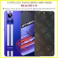 Anti-peeping sticker for Realme GT Neo3 (Neo 3) - 9H+ nano flexible tempered sticker