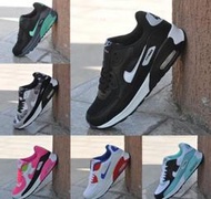 現貨特價nike max90耐吉運動 經典復古球 男 女 情侶 黑武士增高 氣墊
