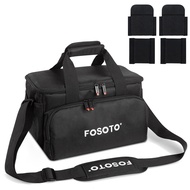 FUSITU Large Camera Shoulder Bag Camera Case Video Camera Bag With Padded Dividers Compatible For Canon Nikon Sony DSLR SLR Lens