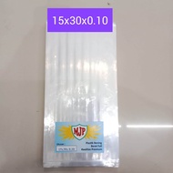 Plastik PP Bening Merek MJP Tebal 010 Uk 15x27 15x30 15x35