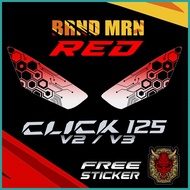 ❡ ➢ ☑ HONDA CLICK 125 150 CIRCUIT X HONEYCOMB HEADLIGHT STICKER TINT PROTECTOR