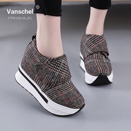 [Inner Height Increase Canvas Shoes] [Platform Shoes] Spring Autumn Inner Height Increase Single Sho