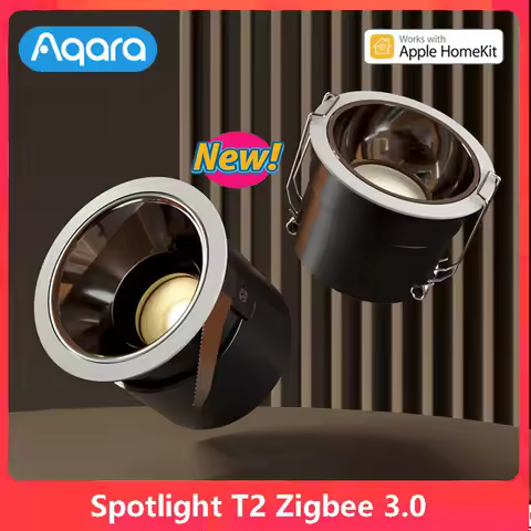 Aqara Smart Spotlight T2 Zigbee 3.0 Downlight Dimming Round Light 10W 2700K~6000K Adaptive Lighting 