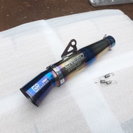 Exhaust Muffler only 51mm pipe open daeng Sai4 Nlk Aun Kou Mahachai Creed Exhaust