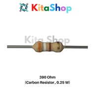 Resistor 390 Ohm (Carbon - 0.25W)