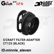 Air FILTER End Converter HONDA CT125 G'CRAFT ADAPTER CT125 (BLACK)