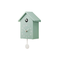 BRUNO Bird House Clock - BCW047 นาฬิกา Cookoo แขวนผนังและตั้งโต๊ะ มีเสียงคุ๊กคูแจ้งเตือนพร้อมลูกตุ้ม รับประกัน 1 ปี