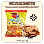 【𝗔𝗦𝗛】Whale Brand Jelly Fish Crispy KEROPOK IKAN SNEK IKAN 香鱼酥片 脆鱼片