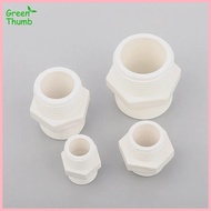 {HOT IIHIHIFJSHJ 598} 2pcs Outside Diameter 20mm/25mm/32mm/40mm White PVC Male Thread Straight Connector Pipe Fitting Adapter For Garden Irrigation